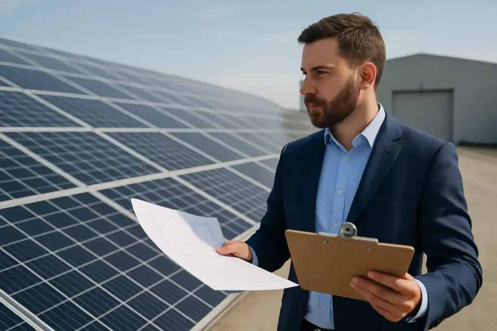 Permessi Comune per fotovoltaico su capannone